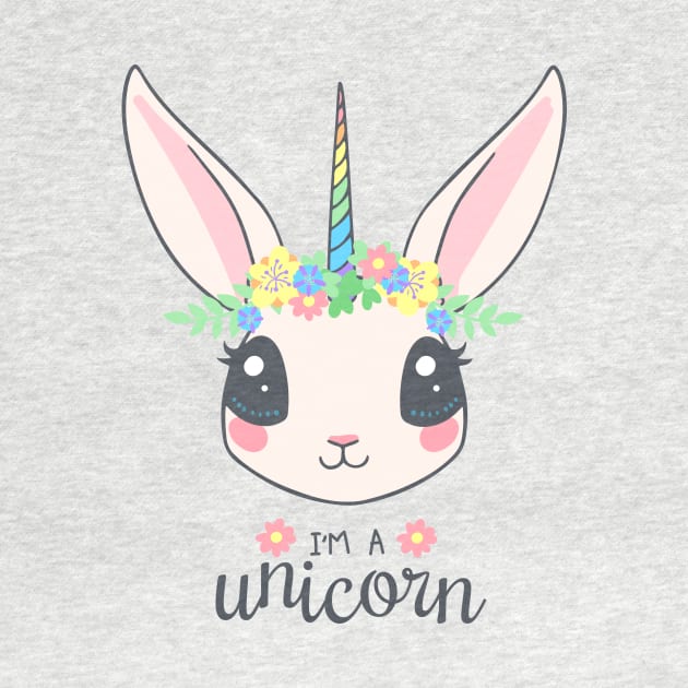 I'm A Unicorn - Bunny by Humoratologist